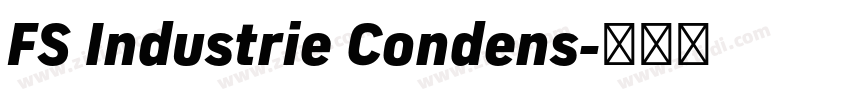 FS Industrie Condens字体转换 FS Industrie Condens字体转换